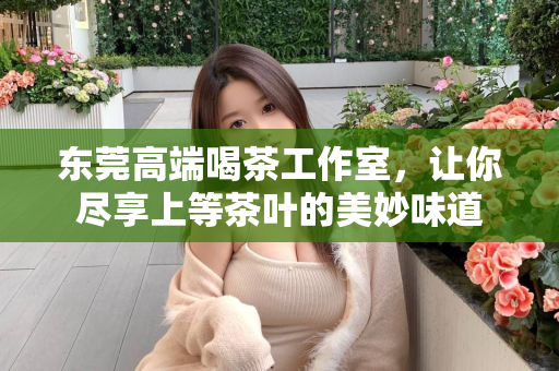 东莞高端喝茶工作室，让你尽享上等茶叶的美妙味道